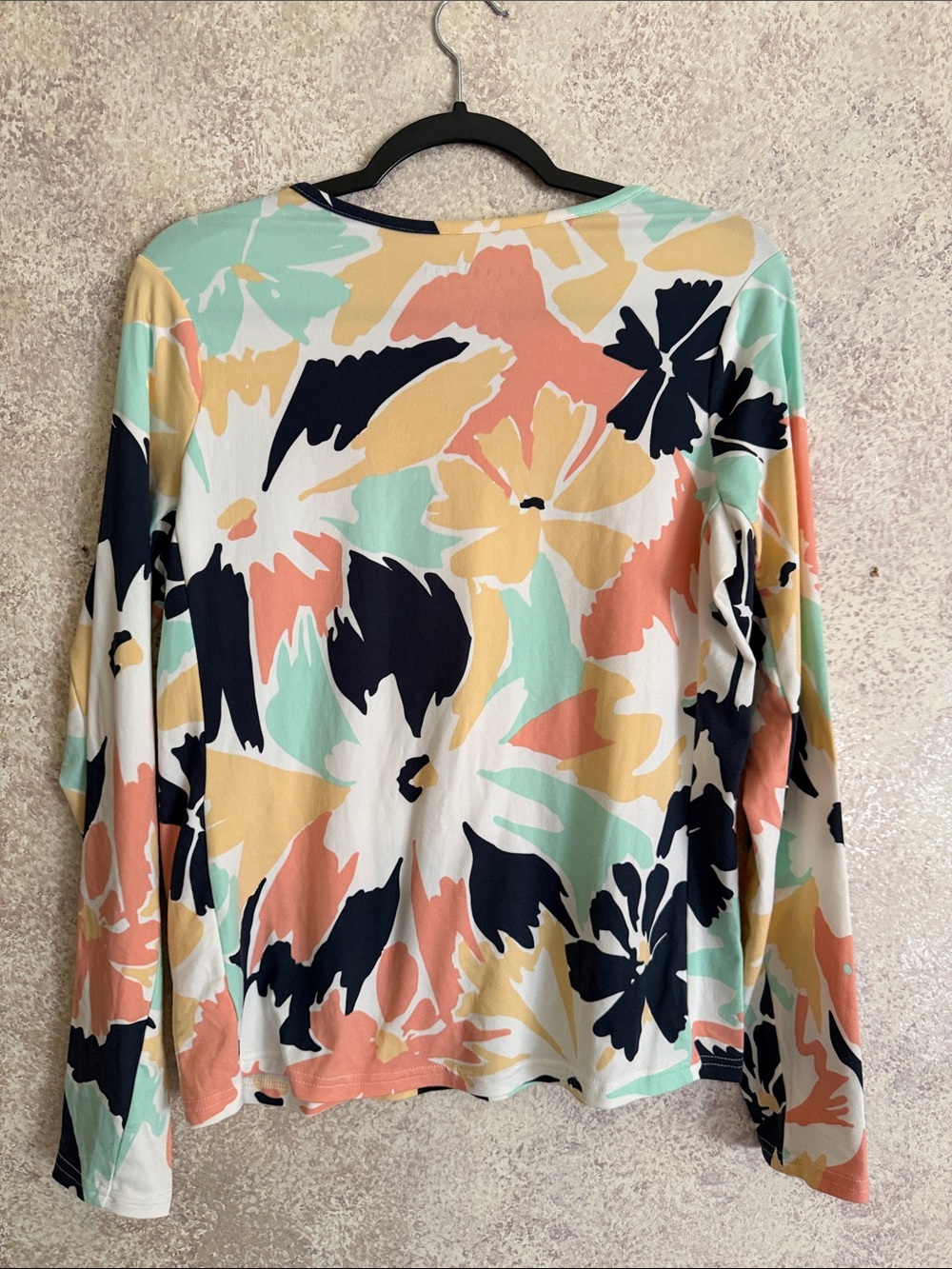 Hang Ten Sun Protection Floral-Print Long Sleeve Tee NWOT - Picture 4 of 5